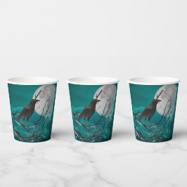 Vasos De Papel Cups de papel, la avenida en verde
