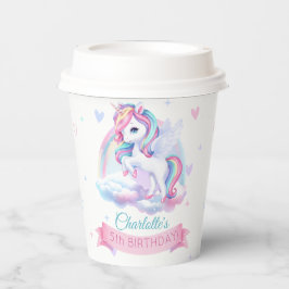 Vasos De Papel Cups de papel para una mágica fiesta de cumpleaños