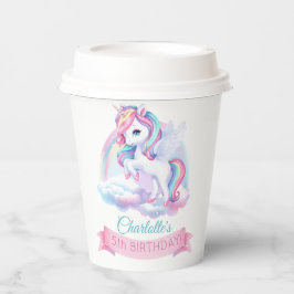 Vasos De Papel Cups de papel para una mágica fiesta de cumpleaños