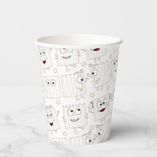 Vasos De Papel Cups de papel "Passover Happy Matzahs" de 8 oz.