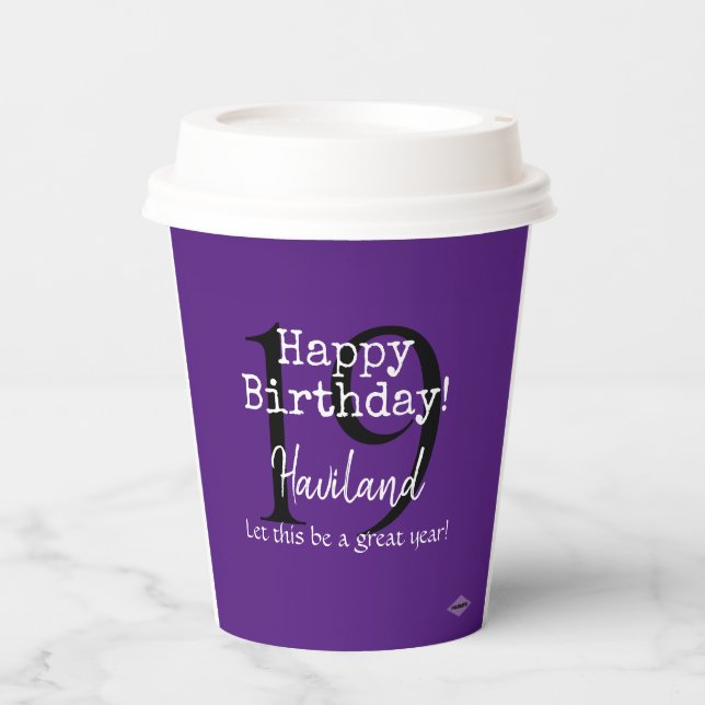 Vasos De Papel Cups de papel personalizables HAMbyWG (Anverso)
