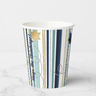 Vasos De Papel Cups de papel "Stripes and Fun" de 8 oz.
