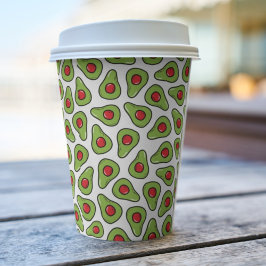 Vasos De Papel Curioso aguacates verdes verano helado