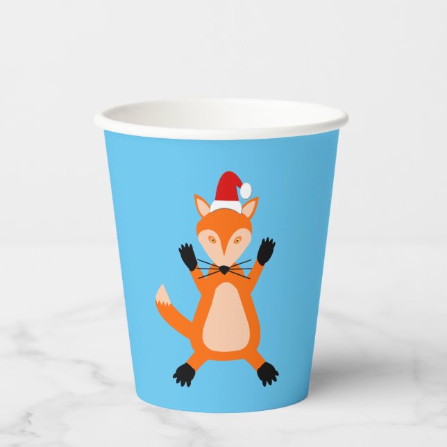 Vasos De Papel Curte Navidades Fox (Anverso)