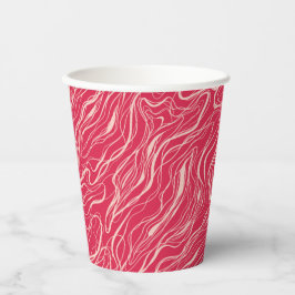 Vasos De Papel Curvas de esbozo