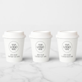 Vasos De Papel Custom Logotipo Store & Business