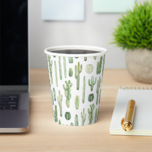 Vasos De Papel Cutas de cactus