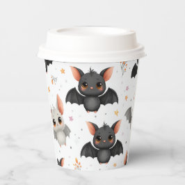 Vasos De Papel Cute Baby Bats Halloween Paper Cups