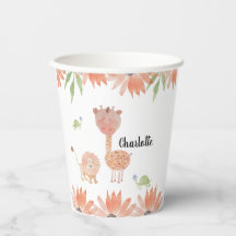 Cute Baby Giraffe Watercolor Pintado A Mano