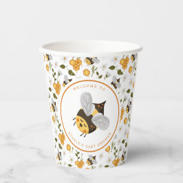 Vasos De Papel Cute Bee Bumblebee Baby Shower