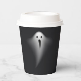 Vasos De Papel Cute Black Ghost
