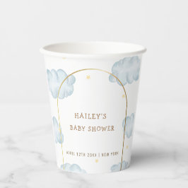 Vasos De Papel Cute Boho Star Cloud Arch Boy Baby Shower