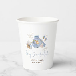 Vasos De Papel Cute Boho Winter Clothes Toyos Chica Baby Shower