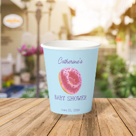 Vasos De Papel Cute Donut Baby Shower