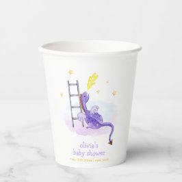 Vasos De Papel Cute Dreamy Fairytale Dragon Stars Baby Shower