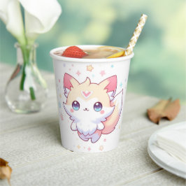 Vasos De Papel Cute Forest Fox Baby Shower