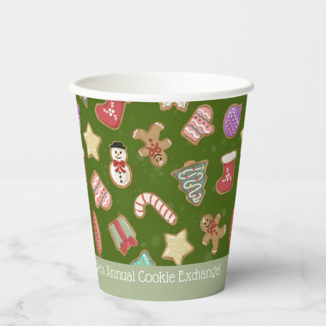 Vasos De Papel Cute Gingerbread Cookies (Anverso)