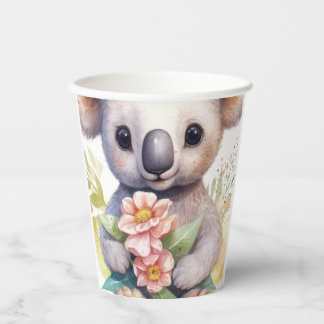Vasos De Papel Cute Koala taza de papel