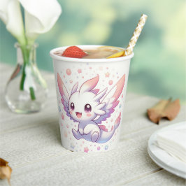 Vasos De Papel Cute Mithical Dragon Baby Shower