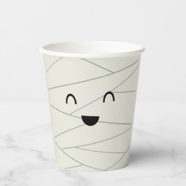 Vasos De Papel Cute Mummy Halloween