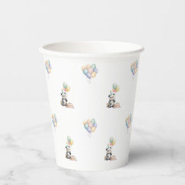 Vasos De Papel Cute Panda animal Party Paper cups 