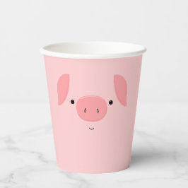 Vasos De Papel Cute Piggy