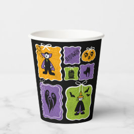 Vasos De Papel Cute Vampire Coquette Halloween