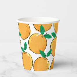 Vasos De Papel Cutie Naranja Cups de papel