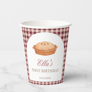 Vasos De Papel Cutie Pie Baby Shower Paper Cups