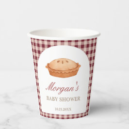 Vasos De Papel Cutie Pie Baby Shower Paper Cups