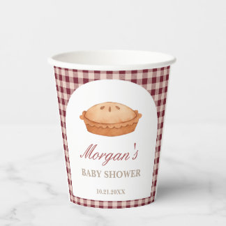 Vasos De Papel Cutie Pie Baby Shower Paper Cups