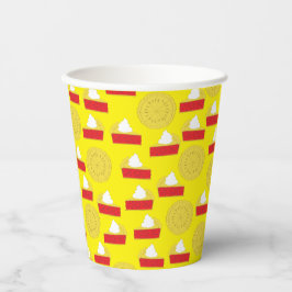 Vasos De Papel Cutie Pie Cherry Primer cumpleaños Fiestas niños