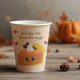 Vasos De Papel Cutie Pie Fall Baby Shower