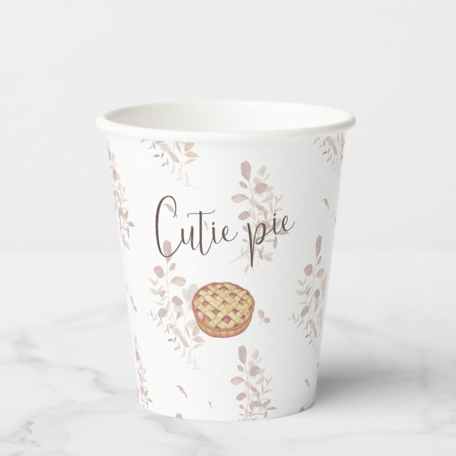 Vasos De Papel Cutie Pie Paper Cups (Anverso)