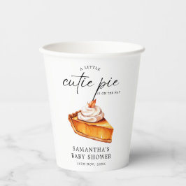 Vasos De Papel Cutie Pimpkin Fall Baby Shower