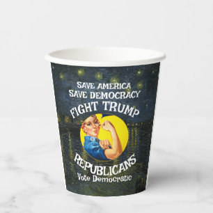 Vasos De Papel Czar Rue Mentiroso Trump Irán Guerra Bombardeo Arc
