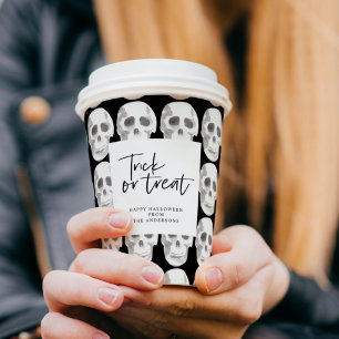 Vasos De Papel Da miedo Seamos asustados Fiesta de Halloween