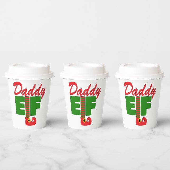 Vasos De Papel Daddy Elf (Multi)