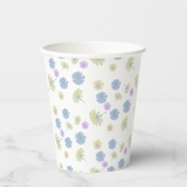 Vasos De Papel Dainty Daisies Cups de papel para bebidas caliente