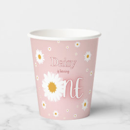 Vasos De Papel Daisy 1st Birthday