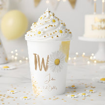 Daisy acuarela segundo cumpleaños