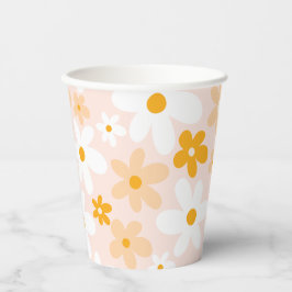 Vasos De Papel Daisy Birthday Party