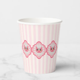 Vasos De Papel Daisy Kitty Face Purr-fect
