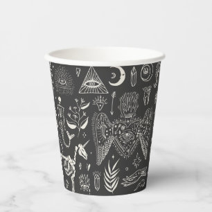 Vasos De Papel Dark Boho Coven
