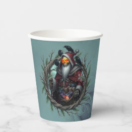 Vasos De Papel Dark Santa of Shadows – Gothic Christmas Skeleton 