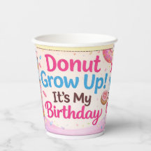 Vasos de Papel de Cumpleaños – Lindos Vasos Desech