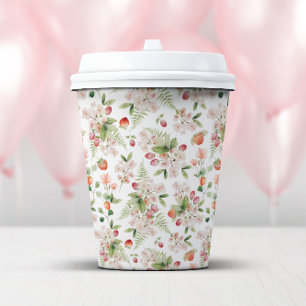 Vasos de Papel de Frutas Lindas