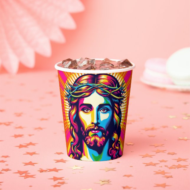 Vasos de papel de Jesús. (in situ)