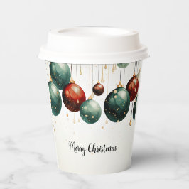 Vasos de papel de Navidad