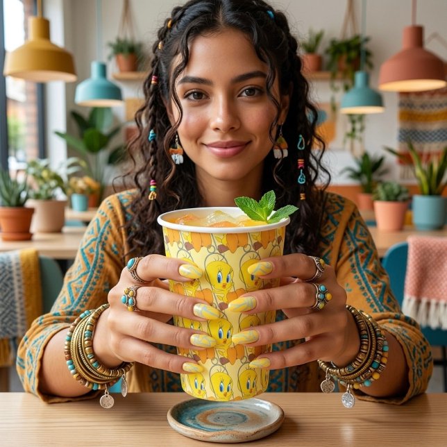 Vasos de papel de Tweety (Subido por el creador)